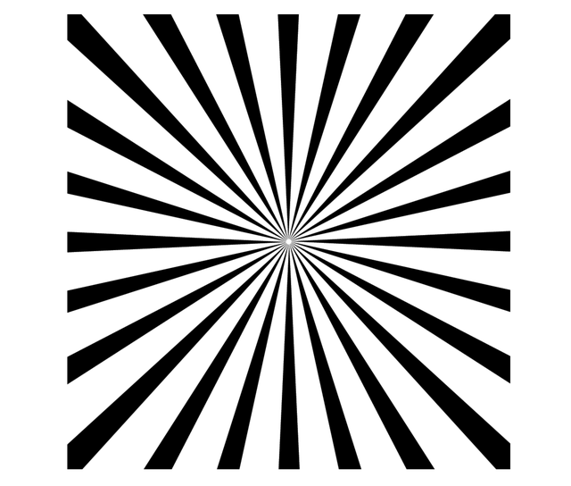 Free center rays sun illustration