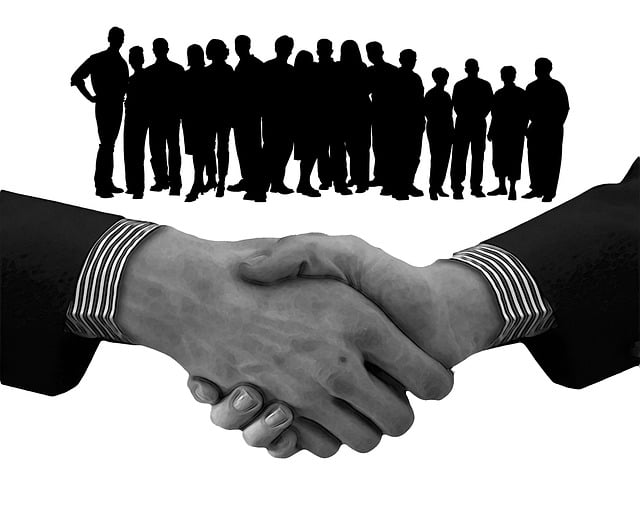 Personale, Hold, Handshaking, Håndtryk
