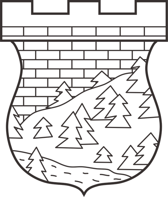 Free coat of arms shield nature vector