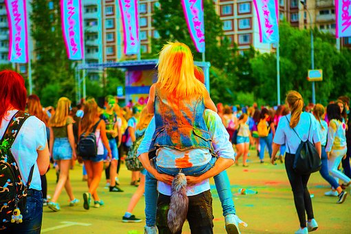 The Festival Of Colors, Holi The Festival Of Colors, Holi, Moscow