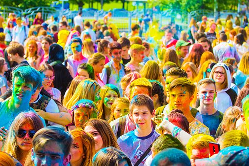 The Festival Of Colors, Holi The Festival Of Colors, Holi, Moscow
