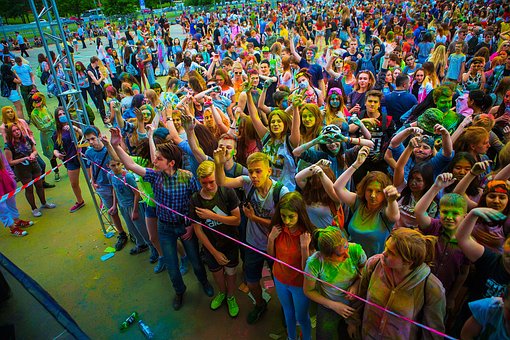 The Festival Of Colors, Holi The Festival Of Colors, Holi, Moscow