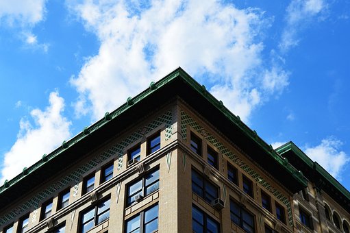 Gebäude, Nyc, Stadt, Neu, York, Natur