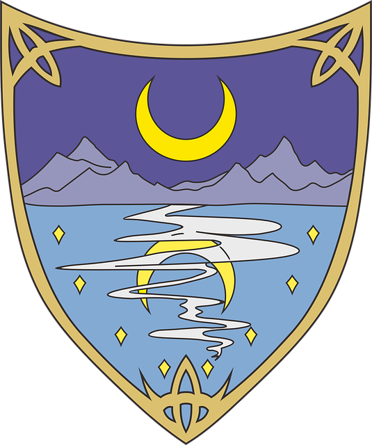 Free waterdeep coat of arms symbol vector