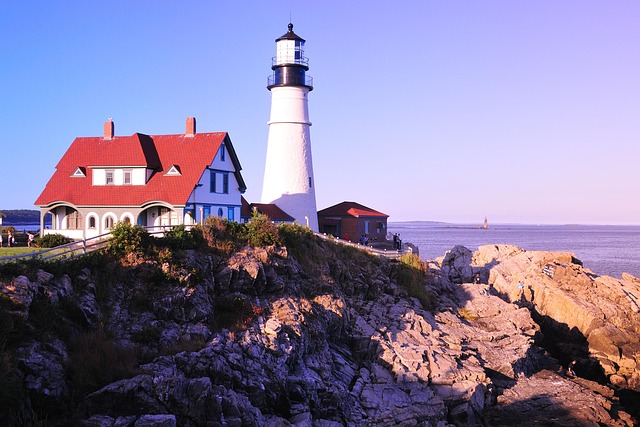 Fyrtårn, Cape Elizabeth, Portland