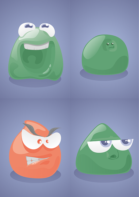 Free mood blob viscous vector