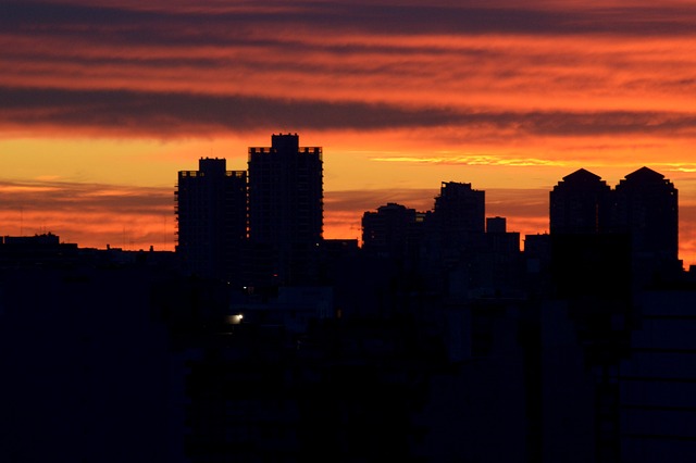 Free Sunrise Buildings photo and picture