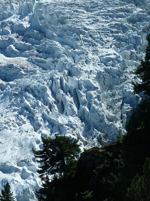 Free Glacier Mont Blanc photo and picture