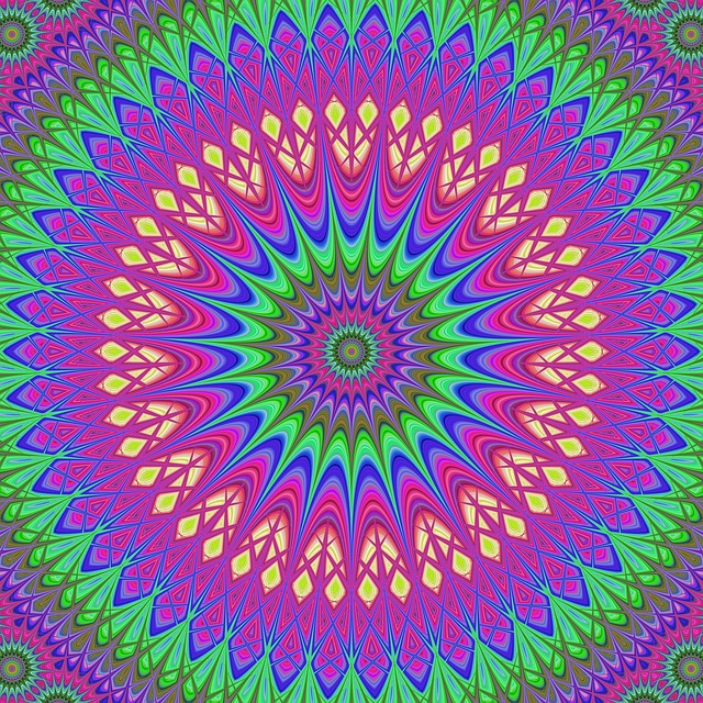 Free mandala design ornament illustration