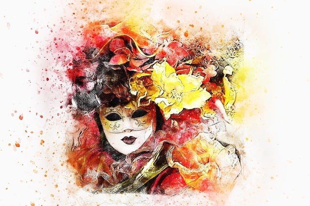 Maske, Karneval, Venedig, Kunst