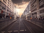 berlin, city, road