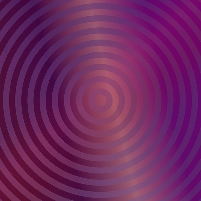 Free gradient purple background concentric illustration