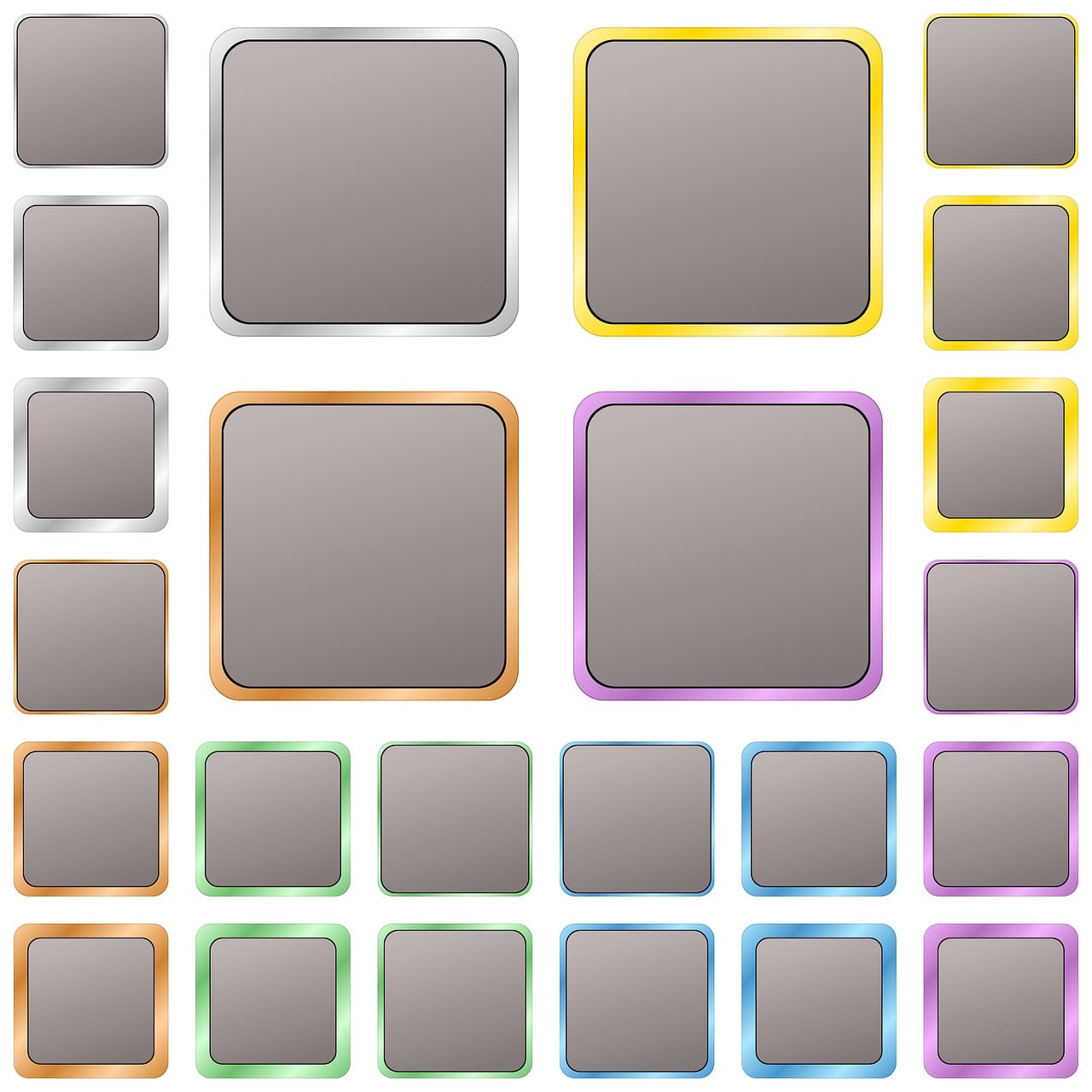 Grey  Button Free image on Pixabay