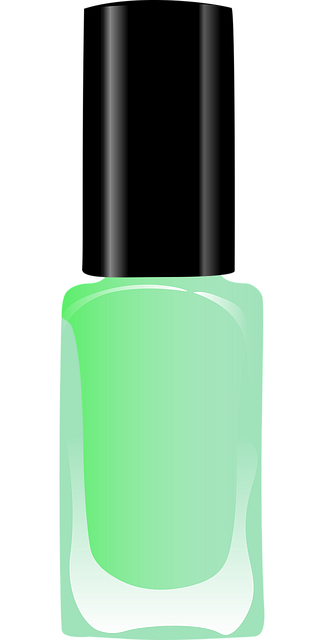 Free nail polish lacquer cosmetic vector