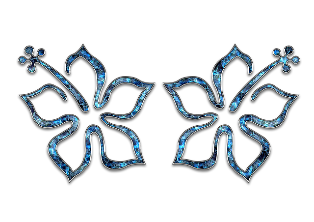 Dekor, Dekoration, Blau, Schmuck, Blume