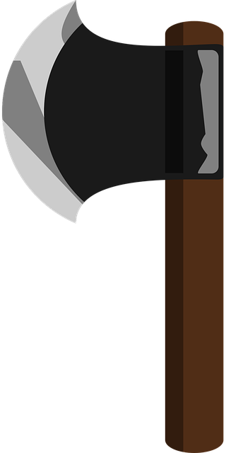 Free axe wood tool vector