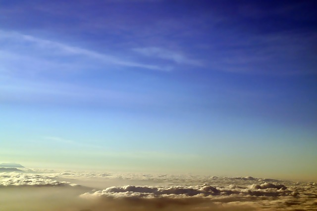 Wolke, Sea Cloud, Blau, Himmel, Horizont