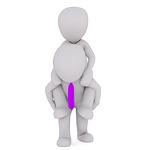 males, 3d model, isolated
