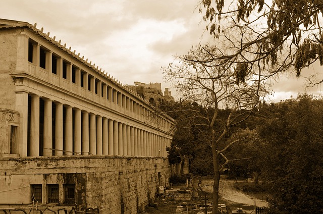 Acrópolis, La Antigua Ágora, Sepia