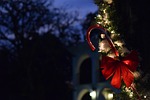 christmas, lights, party