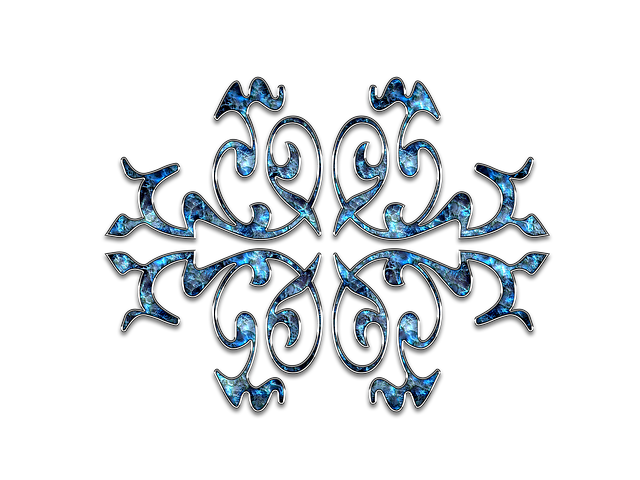 Dekor, Dekoration, Schmuck, Blume, Blau