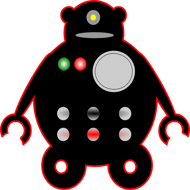 Free Circle Robot vector and picture