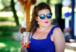 woman, portrait, colors