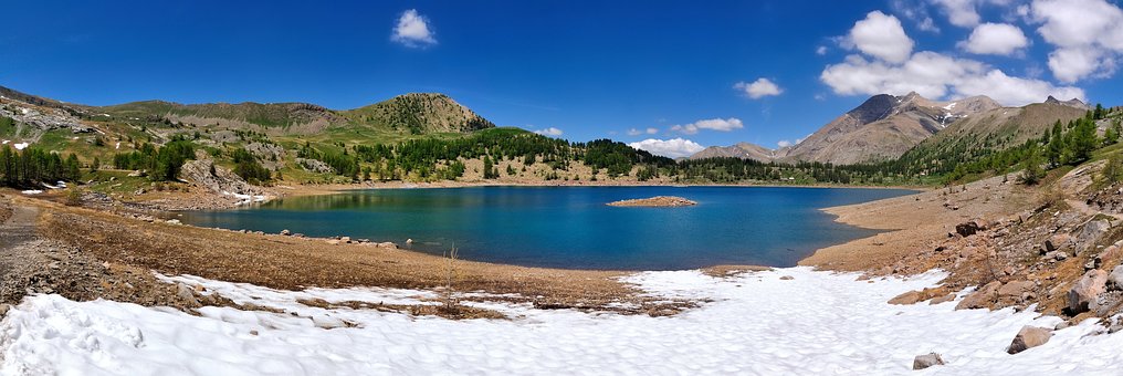 Free Allos Lake Lake photo and picture