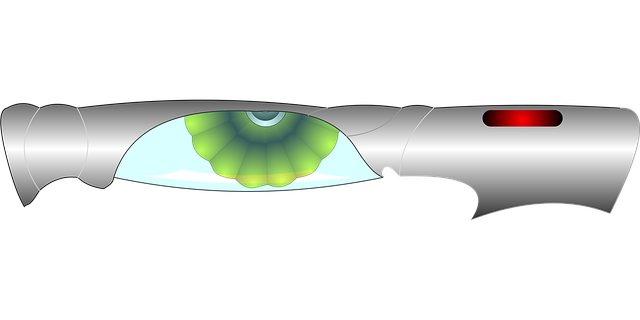 Free lightsaber hilt star vector