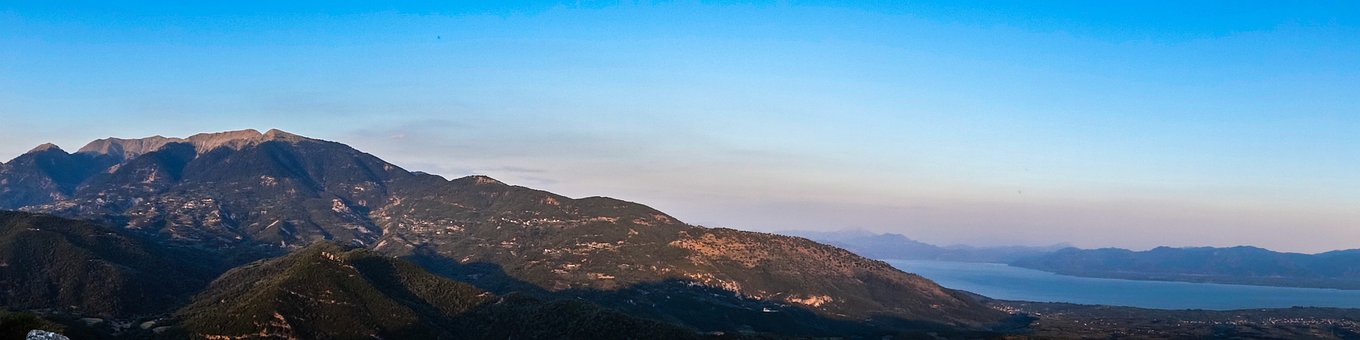 Panoramautsikt, Blå, Natur, Horisont
