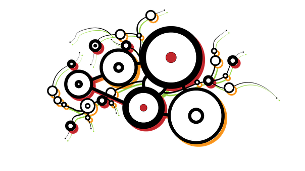 Ganhou, Gráficos, Arte, Padrão, Círculo