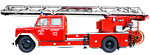 magirus-deutz, turntable ladder magirus, turntable ladder