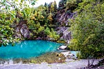 blue lake, high-loire, auvergne