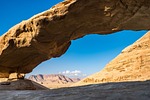 wadi rum, jordan, rock bridge