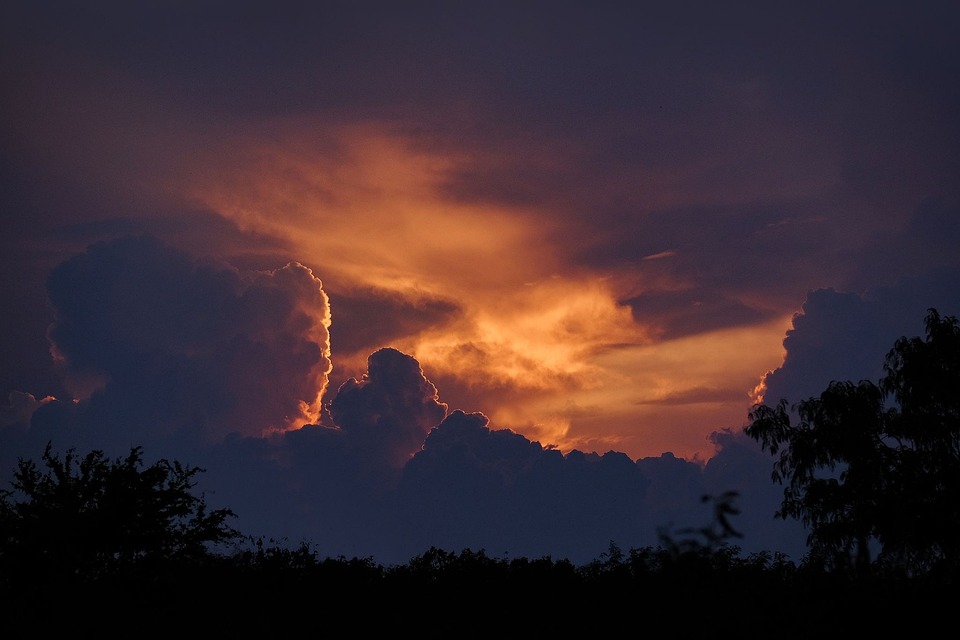 Ciel Soiree Tombee De La Photo Gratuite Sur Pixabay