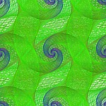 green, background, spiral