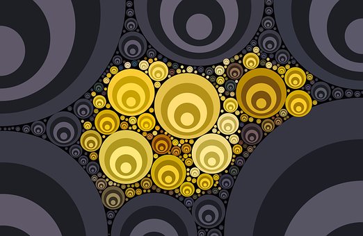 Kunst, Design, Retro, Farge, Stil