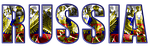 russia, flag, crest