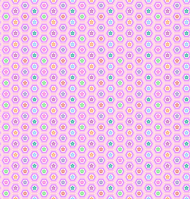 Free a hexagonal pattern unidirectional such hexagon seamless illustration