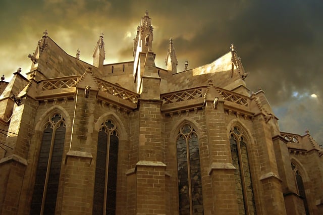 Free cathedral fantasy fantasy design illustration