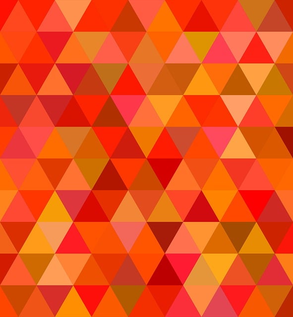 Free red hot triangle illustration
