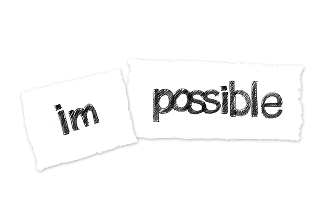 Free possible impossible opportunity illustration