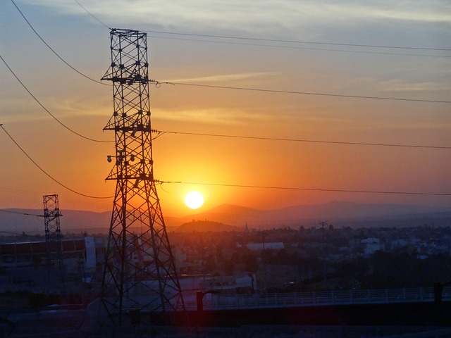 Free Sunset Electricity photo and picture