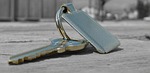 key, keychain, metal
