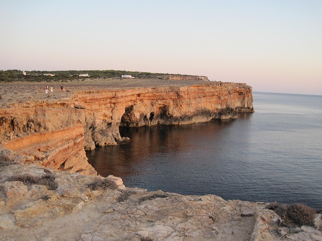 Free Cliff Formentera photo and picture