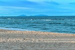 blue sea, sand, ocean