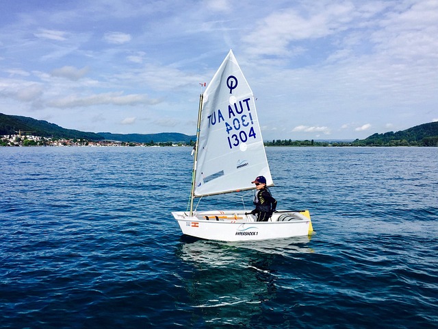 Opti, Regatta, Bodensøen, Sejle, Sejlbåd
