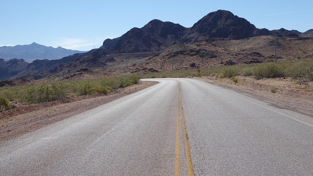 Desert Highway Asphalt Yellow - Free photo on Pixabay