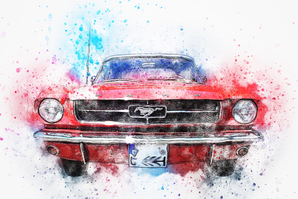 For that vintage ford mustang art topic Excellent vintage ford mustang art are not
