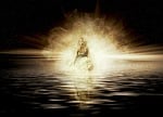 girl, bright, ray